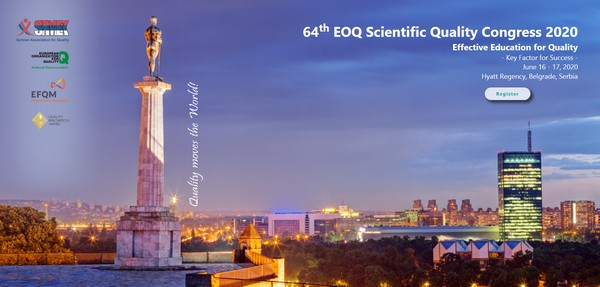64th EOQ Scientific Quality Congress 2020, Belgrade, Serbia, June 16‑17, 2020